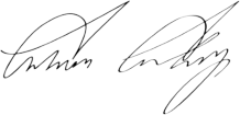 image of a signature